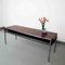 Mid-Century Scandinavian Rosewood & Chrome Coffee Table with Storage Compartment, 1960s, Image 3