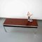 Mid-Century Scandinavian Rosewood & Chrome Coffee Table with Storage Compartment, 1960s 4