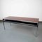 Mid-Century Scandinavian Rosewood & Chrome Coffee Table with Storage Compartment, 1960s 1