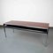 Mid-Century Scandinavian Rosewood & Chrome Coffee Table with Storage Compartment, 1960s, Image 1