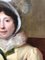 Firmin Massot, Portrait de Jeanne-Elizabeth Tounes, années 1700-1800, huile sur bois, encadrée 6