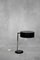 Lámpara de escritorio alemana Mid-Century moderna minimalista de metal negro, años 60, Imagen 1