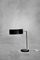 Lámpara de escritorio alemana Mid-Century moderna minimalista de metal negro, años 60, Imagen 7
