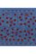 Tapiz Suzani de seda azul con decoración de granadas, Imagen 4