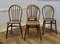 Beech and Elm Windsor Country Dining Chairs, 1920s, Set of 4 6