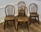 Beech and Elm Windsor Country Dining Chairs, 1920s, Set of 4 5