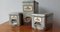 Vintage Metal Pharmacy Containers, 1950s, Set of 3 5