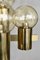 Skulpturale goldene Stehlampe mit 5 Leuchten von Gaetano Sciolari, 1970er 6