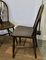 Victorian Beech & Elm Wheel Back Windsor Kitchen Dining Chairs, Set of 5, Image 6