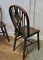 Victorian Beech & Elm Wheel Back Windsor Kitchen Dining Chairs, Set of 5 3