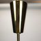 Ceiling Lamp in Brass & Ice Glass attributed to J.T. Kalmar, 1960s, Image 12
