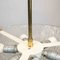 Ceiling Lamp in Brass & Ice Glass attributed to J.T. Kalmar, 1960s 11