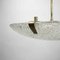 Ceiling Lamp in Brass & Ice Glass attributed to J.T. Kalmar, 1960s, Image 5