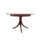 Spanish Mahogany Dining Table with Chairs, Set of 7 2