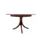 Spanish Mahogany Dining Table with Chairs, Set of 7, Image 2