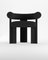 Collector Modern Cassette Chair Fully Upholstered in Bouclé Black Fabric by Alter Ego 1