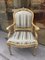 Antique Italian Louis XVI Giltwood Armchairs, Set of 6 2