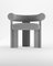 Collector Modern Cassette Chair Fully Upholstered in Bouclé Grey Fabric by Alter Ego 1