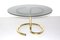 Mid-Century Brass and Glass Coffee Table, 1970 1