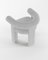 Collector Modern Cassette Chair Fully Upholstered in Bouclé White Fabric by Alter Ego 4