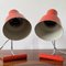Orange Table Lamps attributed to Josef Hurka for Napako, 1970s, Set of 2, Image 5