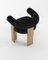 Collector Modern Cassette Chair Fully Upholstered in Bouclé Black Fabric by Alter Ego 4