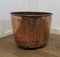 19th Century Copper Log Bin or Cauldron Planter 1