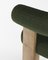 Moderner Collector Kassettenstuhl aus grünem Bouclé Stoff von Alter Ego 3