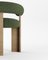 Collector Modern Cassette Chair in Bouclé Green Fabric by Alter Ego, Image 2