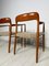 Danish No. 56 Dining Chairs in Teak by Niels O. Møller for J.L. Møller, 1950s, Set of 2, Image 7