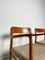 Danish No. 56 Dining Chairs in Teak by Niels O. Møller for J.L. Møller, 1950s, Set of 2 3