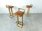Brass Bar Stools from Belgo Chrom / Dewulf Selection, 1970s, Set of 3 2