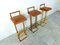Brass Bar Stools from Belgo Chrom / Dewulf Selection, 1970s, Set of 3, Image 4