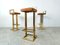 Tabourets de Bar en Laiton de Belgo Chrom / Dewulf Selection, 1970s, Set de 3 9