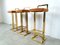 Brass Bar Stools from Belgo Chrom / Dewulf Selection, 1970s, Set of 3, Image 7