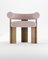Collector Modern Cassette Chair in Bouclé Pink Fabric by Alter Ego, Image 1