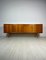 Credenza grande Mid-Century in noce con dettagli neri, anni '60, Immagine 1