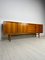 Großes Mid-Century Sideboard aus Nussholz mit schwarzen Details, 1960er 2