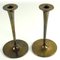 Danish Brass Candleholders, 1960s, Set of 2 5