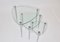 Mid-Century Italian Chrome and Glass Nesting Tables, Set of 3 3
