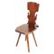Antike Tiroler Stühle aus handgeschnitztem Nussholz, 1900er, 2er Set 3