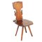 Antike Tiroler Stühle aus handgeschnitztem Nussholz, 1900er, 2er Set 4