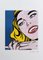 Roy Lichtenstein, Smile Girl, Litografia, anni '80, Immagine 1