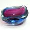 Italian Sommerso Murano Glass Geode Dish, 1960s 7