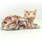 Imari Hand Painted Cat Figurine, Japan, 1920s 3