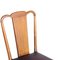 Sillas auxiliares Art Déco de madera de nogal rubio de Osvaldo Borsani para Atelier Borsani Varedo, años 30. Juego de 2, Imagen 4