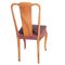Art Deco Side Chairs in Blond Walnut Wood by Osvaldo Borsani for Atelier Borsani Varedo, 1930s, Set of 2 3