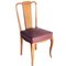 Art Deco Side Chairs in Blond Walnut Wood by Osvaldo Borsani for Atelier Borsani Varedo, 1930s, Set of 2 2