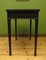 Dark Academia Black Painted Writing Table Desk, 1970s 18