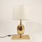 French Table Lamp attributed to Philippe Barbier, 1970s 1
